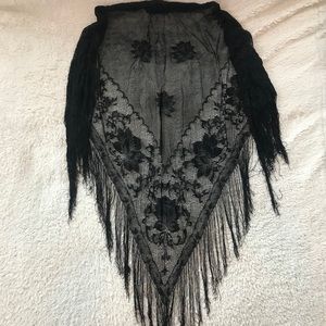 Accessories - Black Woven Pashmina Wrap/ Scarf - NWOT Accessories - Black Woven Pashmina Wrap/ Scarf - NWOT
